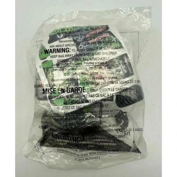 Grave Digger #5 Monster Jam Truck 2015 McDonald’s Happy Meal Toy NEW Sealed - Picture 2 of 2